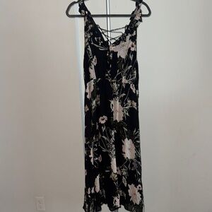 Lucky Brand Black Floral Dress